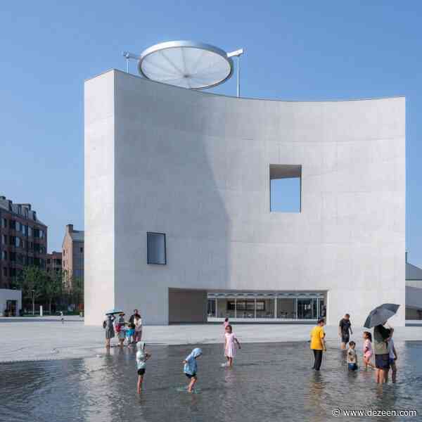 Vector Architects designs concave Chapel of Music for Chinese seaside resort