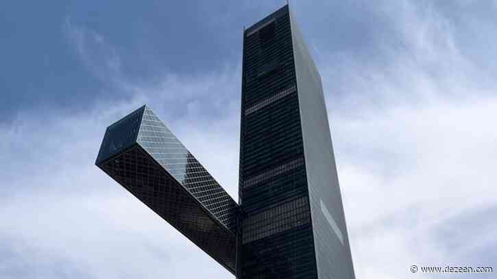 Dezeen video shows unseen footage of world's longest cantilever