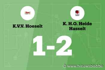 HO Heide Hasselt verslaat VV Hoeselt en blijft winnen