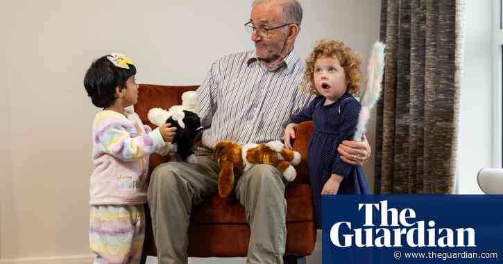 Young, old and marvellous: how a care home built a nursery – and everyone thrived