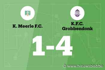 Grobbendonk toont wederom uitstekende vorm met zege op Meerle