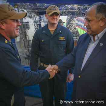 Navy secretary blasts defense industry’s stock buybacks