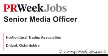 Horticultural Trades Association: Senior Media Officer