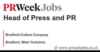 Bradford Culture Company: Head of Press and PR