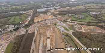 Harefield road reopens after work to cross HS2 line