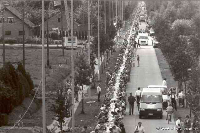 Langste tafel kan dan tóch in Borgerhout komen: hoe stom detail er voor zorgde dat wereldrecord langste tafel in Waterstraat niet erkend werd