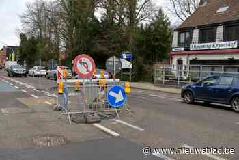 Kapotte waterleiding en riolering Wijnegemsteenweg en Kerkstraat worden aangepakt