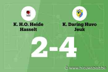 Daring Huvo Jeuk beëindigt de zegereeks van HO Heide Hasselt