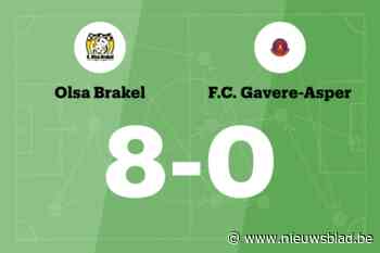 Doelpuntenfestijn bij Olsa Brakel B tegen FC Gavere-Asper