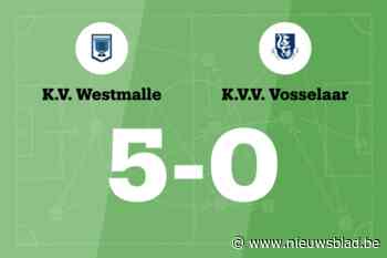 Wedstrijd tussen Westmalle en Vosselaar B eindigt in forfaitscore
