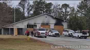 Ga. firefighters wake up to burning ladder truck