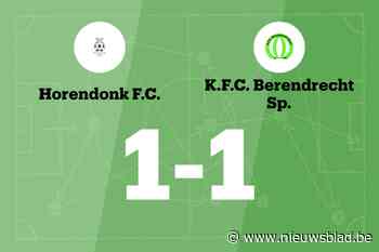 Horendonk en Berendrecht delen de punten