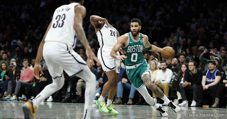 Tatum scores 41 points, Celtics beat Nets for 5th straight win