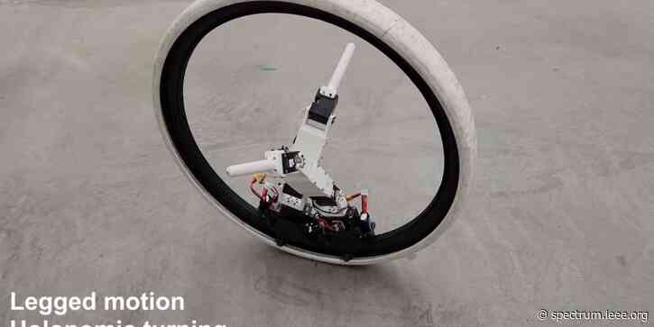 Video Friday: Monocycle Robot With Legs