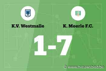 Meerle laat Westmalle kansloos in uitwedstrijd