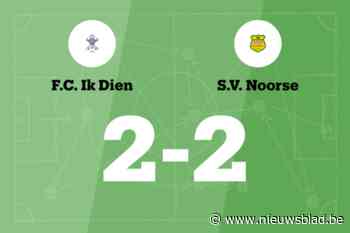 Noorse B speelt gelijk in uitwedstrijd tegen Ik Dien B