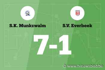 SK Munkzwalm B verplettert SV Everbeek B