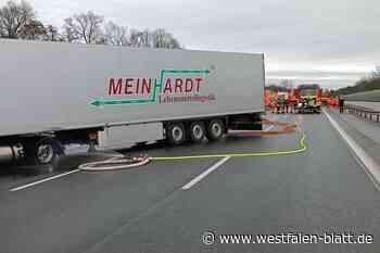 A2 zwischen Bielefeld und Gütersloh komplett gesperrt