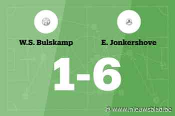 Eendracht Jonkershove laat WS Bulskamp kansloos in uitwedstrijd