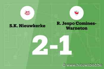 SK Nieuwkerke verzekert de overwinning al in de eerste helft tegen R. Jespo Comines-Warneton