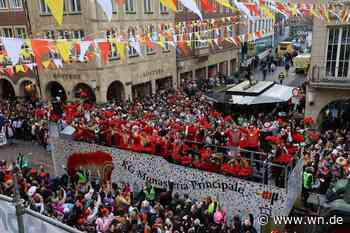 Der Rosenmontagszug in Münster im Schnelldurchlauf
