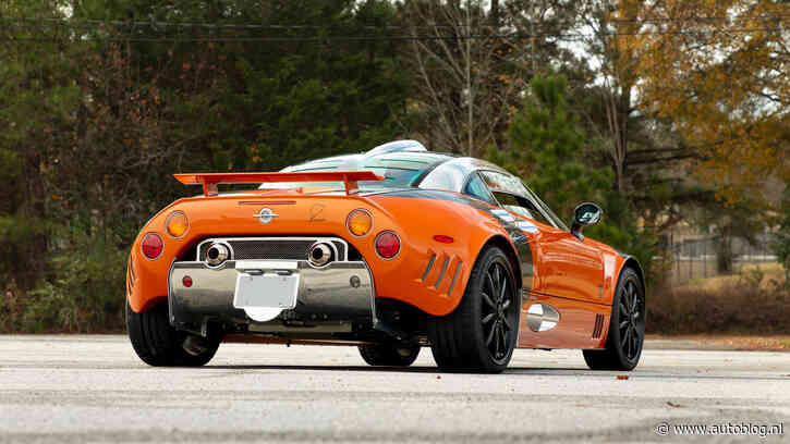 Oranje boven: überzeldzame Spyker C8 LM85 gaat onder de hamer