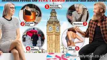 Tea, weather, and being on time: Scientists analyse 100 million words to reveal what Britons talk about the most