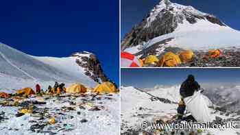 People climbing Mount Everest will now have to bring their own poo back to base camp - as experts warn the world's highest mountain has 'begun to stink'