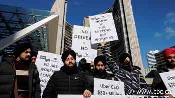 Toronto ride-share, food delivery drivers strike, calling for more fair pay, better work conditions