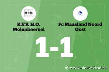 HO Molenbeersel en FC Maasland NO B delen de punten