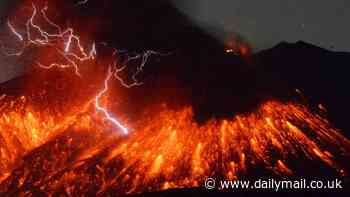 Life on Earth did NOT start in space - say scientists who claim it was triggered when lightning hit ancient volcano eruptions on our planet