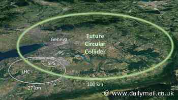 £17billion atom smasher capable of accelerating particles to almost the speed of light proposed to shed light on the universe