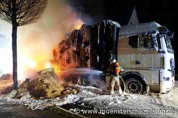 Feuerwehr im Großeinsatz – Landstraße wieder freigegeben
