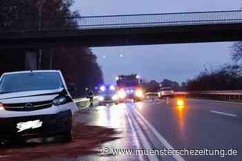 Sperrung auf der B54 in Fahrtrichtung Gronau