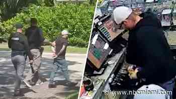 Robbery suspect caught hiding in NBC6 reporter's backyard in Fort Lauderdale