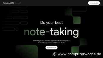 GenAI-Notiz-App: NotebookLM angetestet