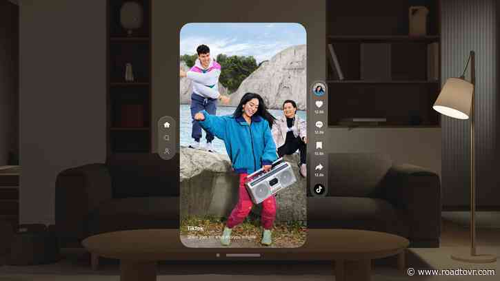 TikTok is the First Big Social Media Platform to Launch a Native Vision Pro App