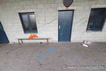 Vandalen besmeuren scoutslokaal in Bree met verf