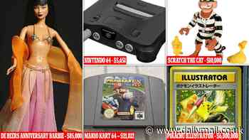 Do you have one of these gathering dust in your attic? Experts reveal the 90s toys that are now worth a fortune - from an $85,000 Barbie to a $6 million Pokemon card