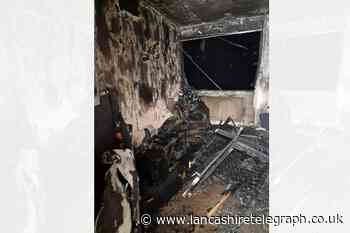 Fire crews called to bedroom fire in Darwen in early hours