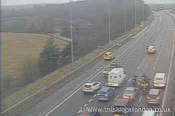 Man accused of driving in wrong direction on M26 near horror crash