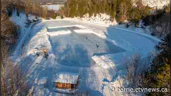 Outdoor ice rink in Muskoka opens for the season