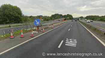 Delays warning on M65 outside Blackburn and Darwen