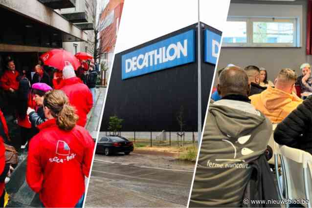 Werknemers van Decathlon Willebroek luchten hun hart na vakbondsactie: “Als het moet gaan we in hongerstaking”
