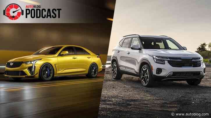 Driving the Cadillac CT4-V Blackwing, Kia Seltos, Subaru WRX | Autoblog Podcast #819