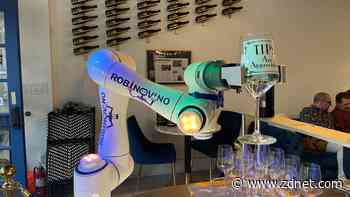 A robot sommelier spilled wine on my pants. Then it asked for a tip