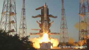 India launches powerful new weather satellite INSAT-3DS into orbit on 'naughty boy' rocket (video)