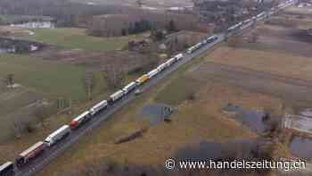 Bauernproteste legen Güterverkehr an Polens Grenze zur Ukraine lahm