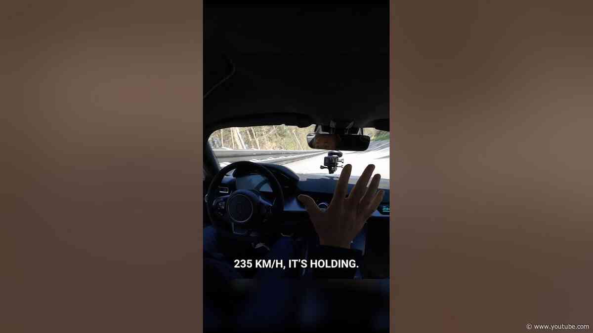 240km/h Hands-Free! Look how the car reacts... | Nico Rosberg