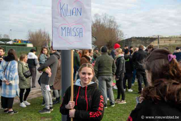 Tussen herdenking en protest: Willebroek rouwt om overleden Maïssa in de Hoeikensstraat.